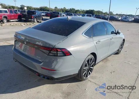 2025 Honda Accord Hybrid Touring из США, поврежденный, VIN 1HGCY2F80SA051141